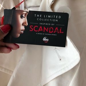 scandal limited collection trench coat.